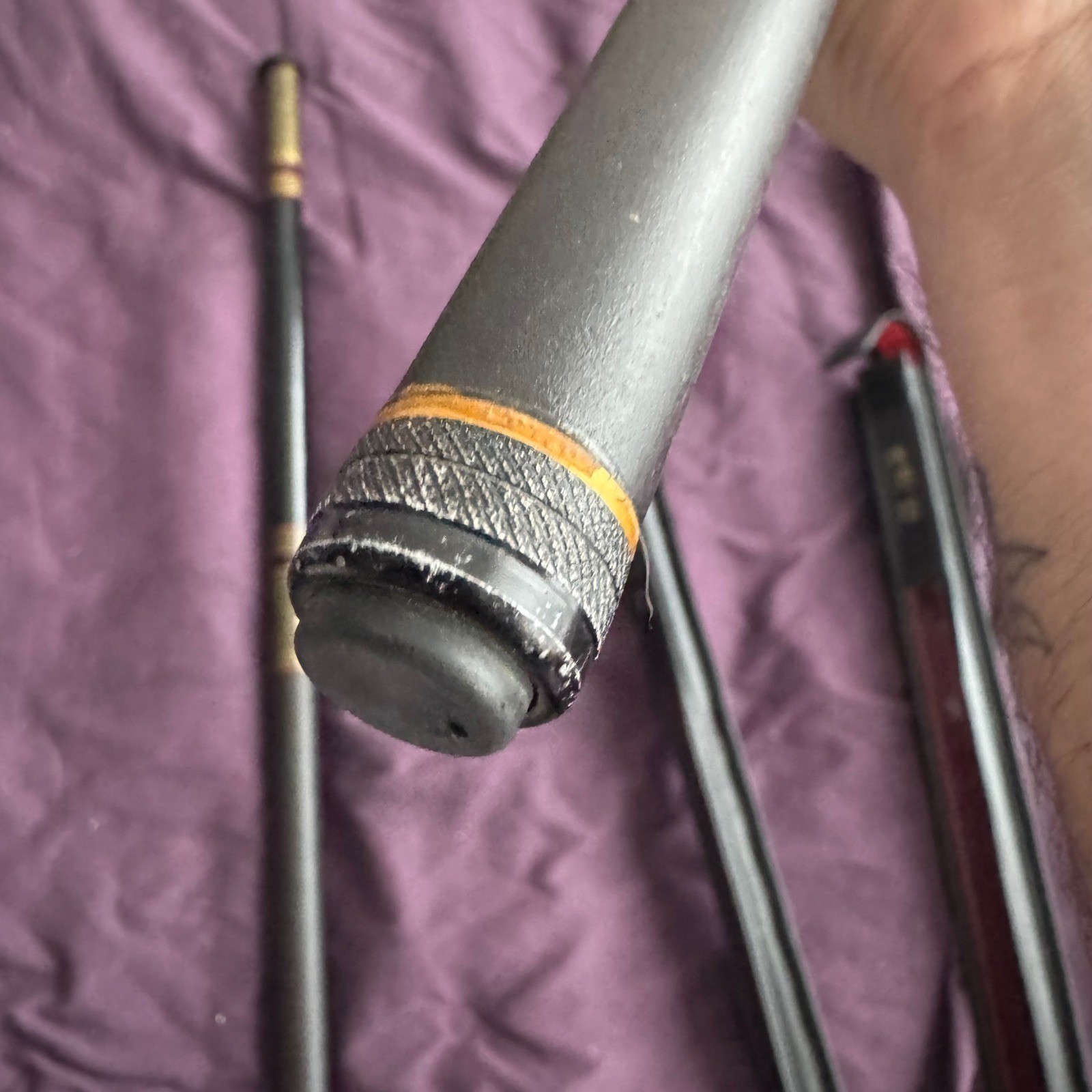 Regal FG-21 Telescopic Fishing Rod Set 4.5M 3.6M Fiberglass Korean Vintage Black