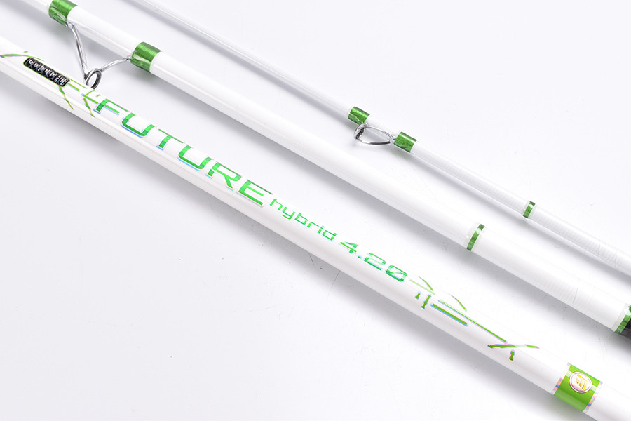 Surf Casting Fishing Rod 3-Piece Carbon Fiber Travel Rod Portable~14 ft