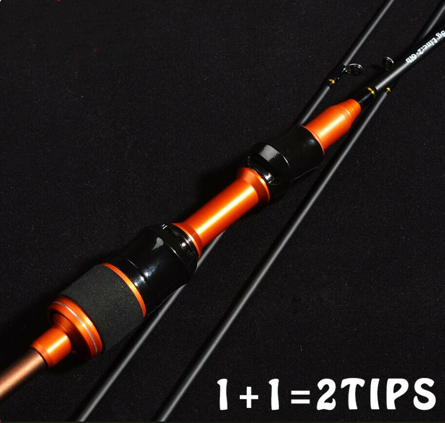 1.68/1.8m Carbon UL Spinning Rods 1-5g Lure Weight Ultralight Spinning Rod 2-6LB