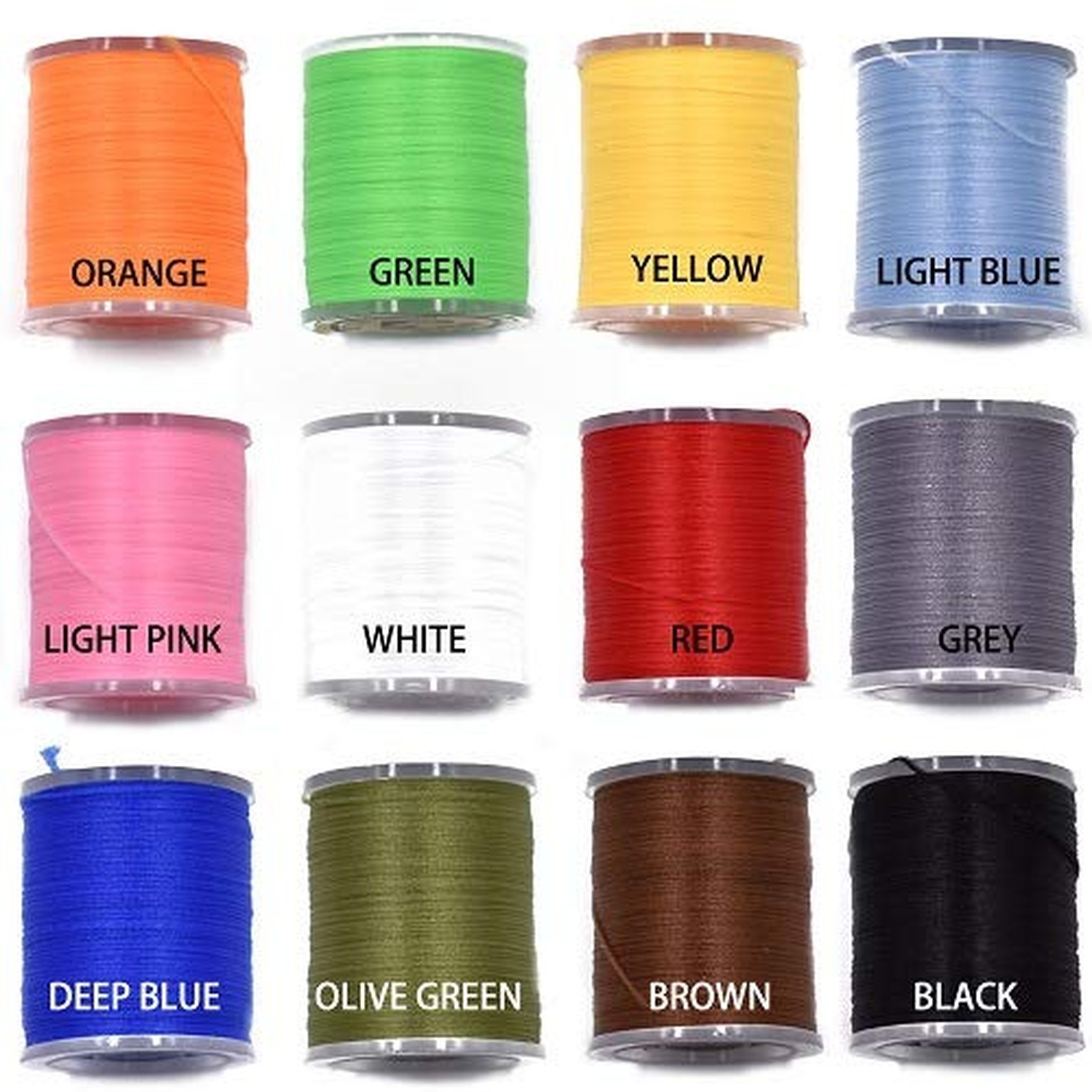 12/16 Colors 3/0 6/0 Fly Tying Thread Series Fly Tying Materials (12 Colors 2…