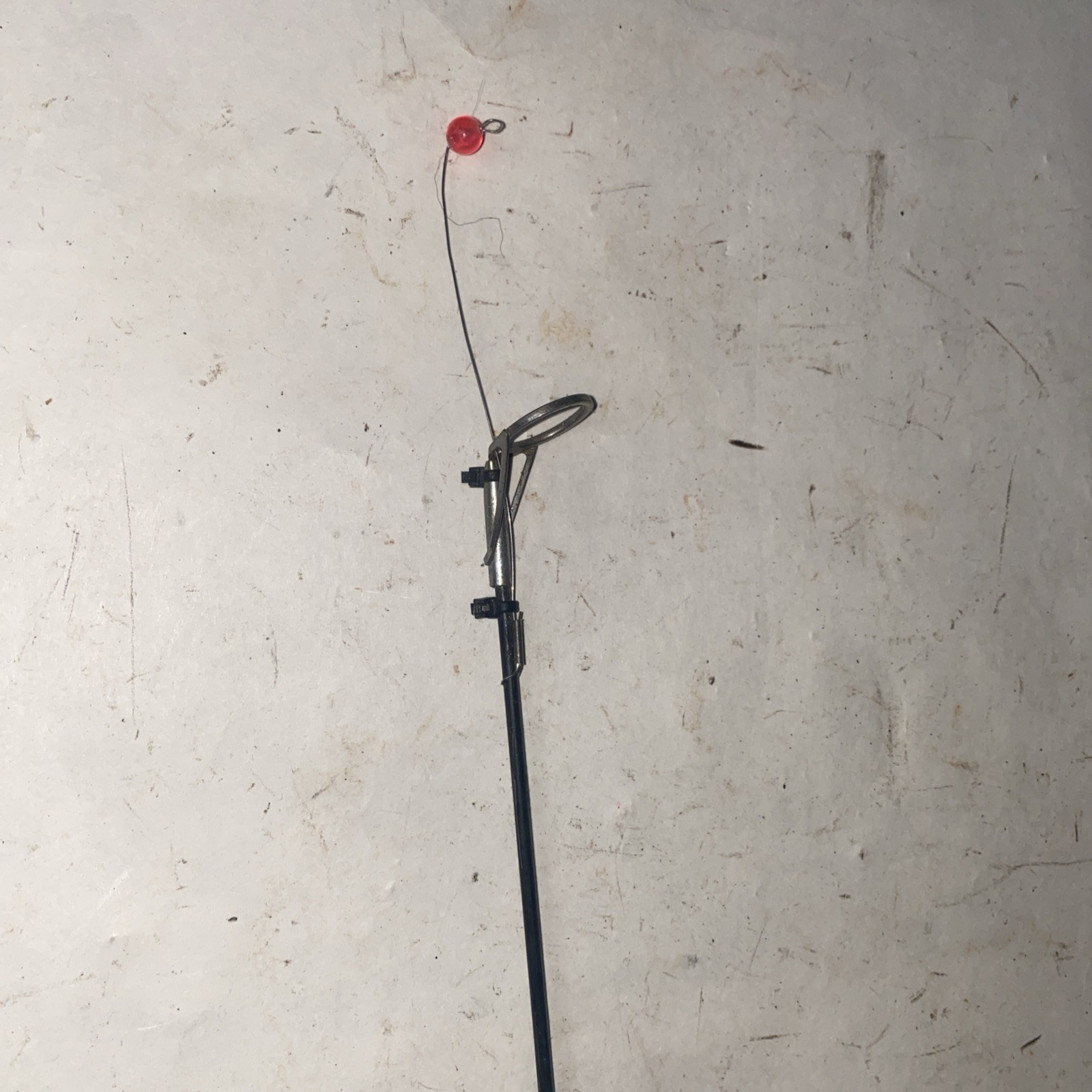 Custom Ice Rod by Dynamite Custom Rods, 32” Light, Black With Foam Handle