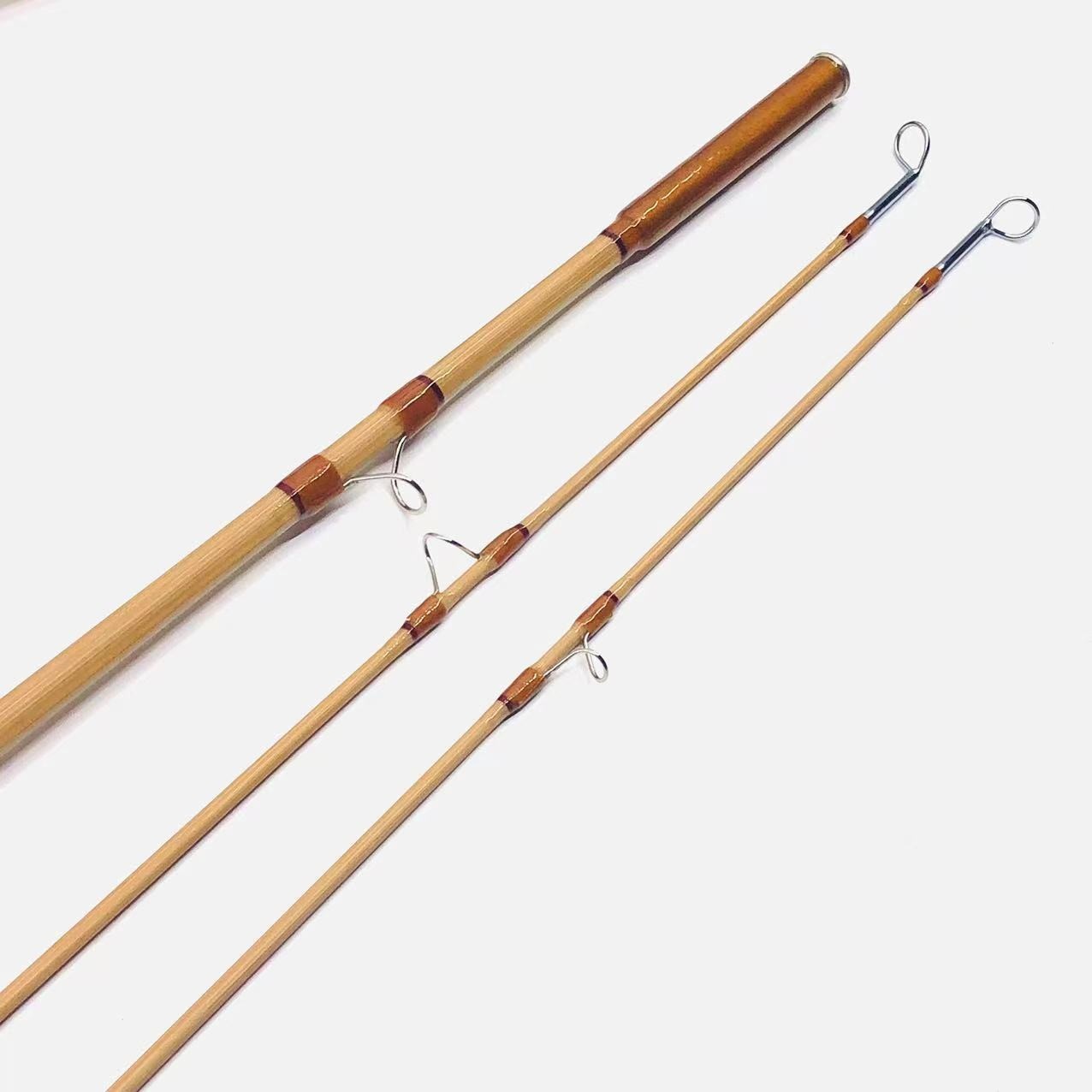 Handmade Bamboo Fly Rod 7′ 0″~4 wt/2 Piece~2 tip/Vintage Cane Fly Fishing Rod