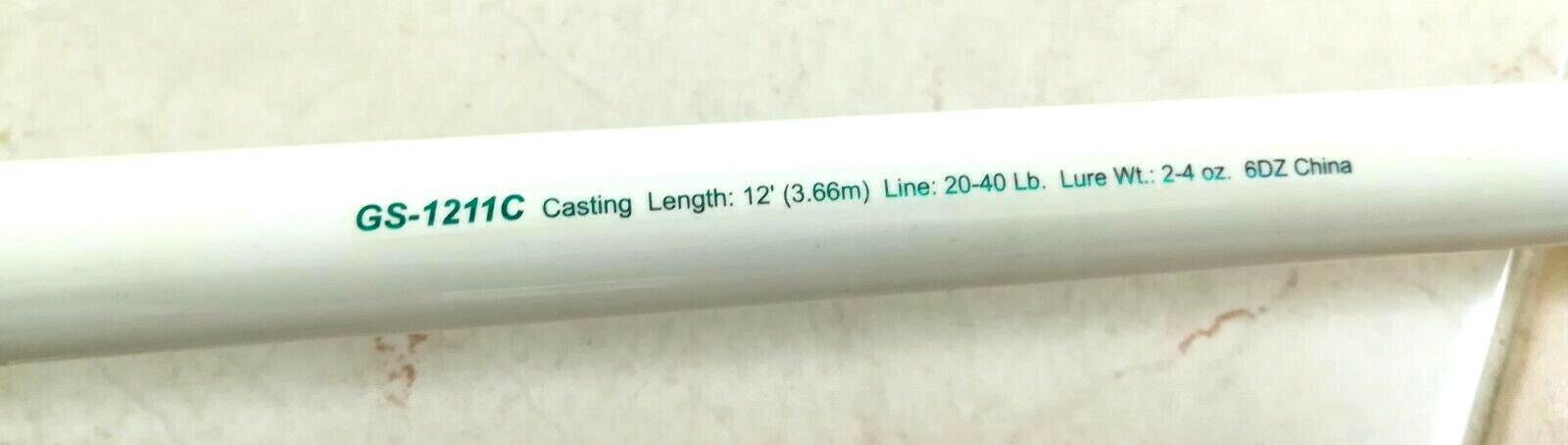 2-section 12′ Catfish Rod – 20-40 LB Line Weight/ Casting (New)