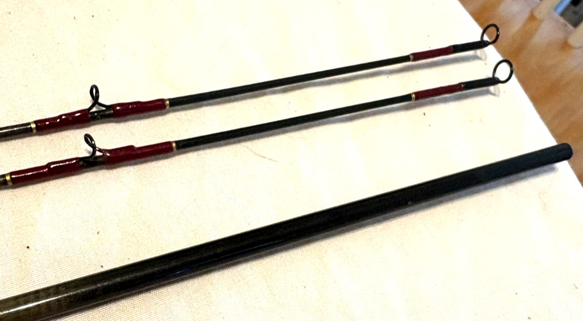 EAGLE CLAW GRANGER GRAPHITE NO. GG 300-8 1/2′ FLY ROD 7-8 ROD WT 3 OZ.2-TIPS