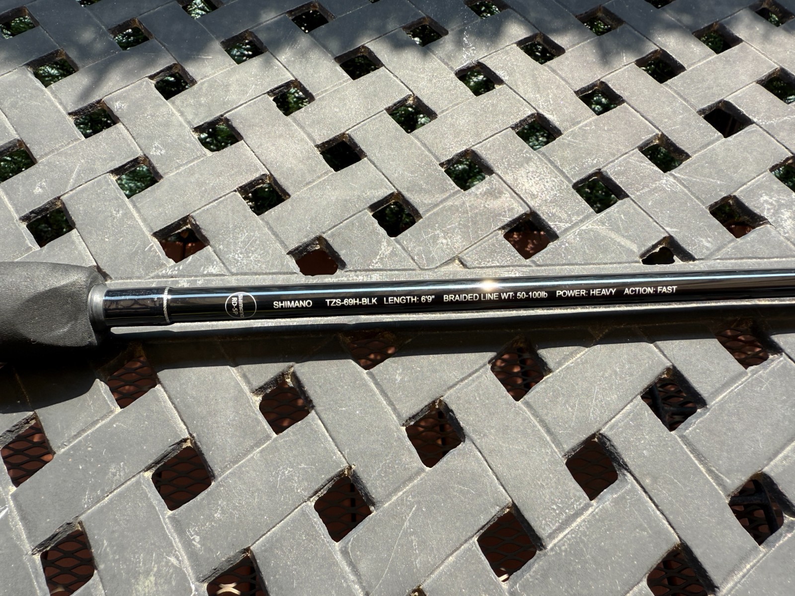 Shimano Terez TZS-69H-BLK, 6’9″, Heavy, Fast, 50-100lb, 2-8oz, Spinning Rod, 1pc