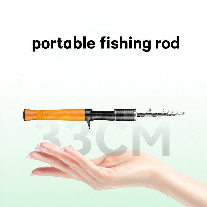 Telescopic Fishing Rods Spinning Casting Rod Carbon Fiber Rod Bass Ultra Light