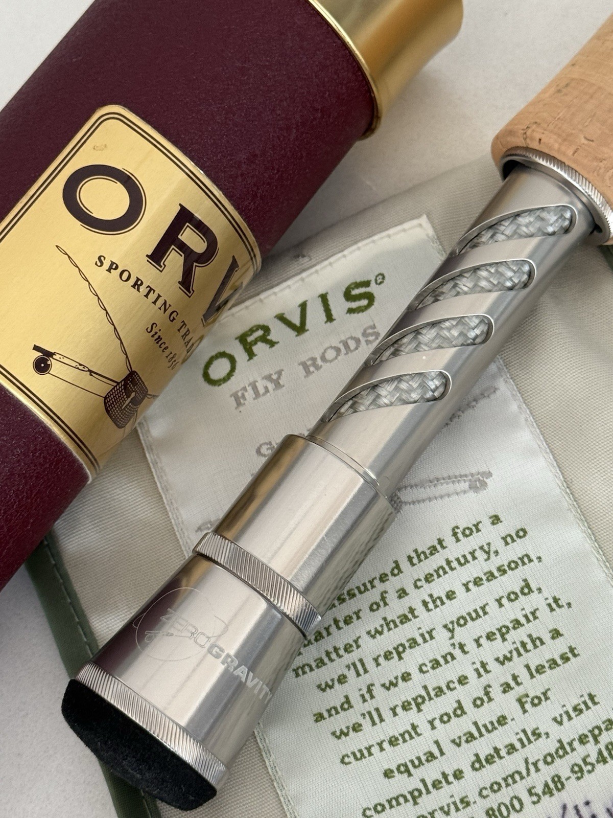 **BEAUTIfUL** 🔥 ORVIS ZERO GRAVITY 8wt 9’ft~2pc Fly Rod!! 🔥~MID FLEX~🔥
