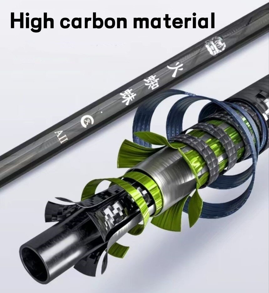 Telescopic Fishing Rods Spinning Casting Rod Carbon Fiber Rod Bass Ultra Light