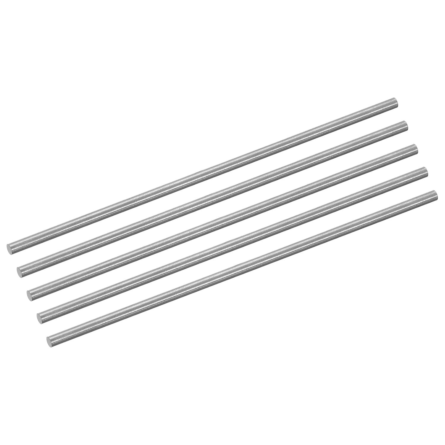 Set of 5 GR5 Titanium Round Bar Rods 2mm x 100mm | Versatile Metalworking Supply
