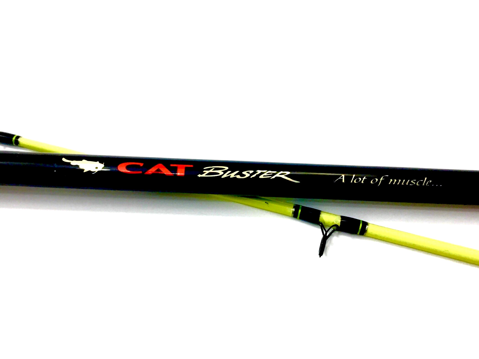 Bass Pro Shops CB100080MH Cat Buster 10′ 2 Pc. Surf Spinning Fishing Rod CLEAN