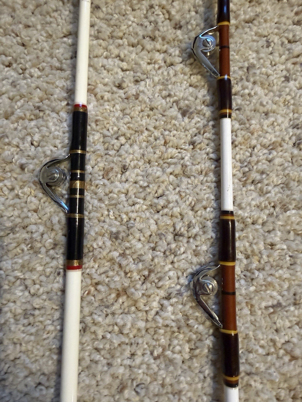 Lot of (2) Big Game Saltwater Rods, Penn International & Fenwick Fenglass