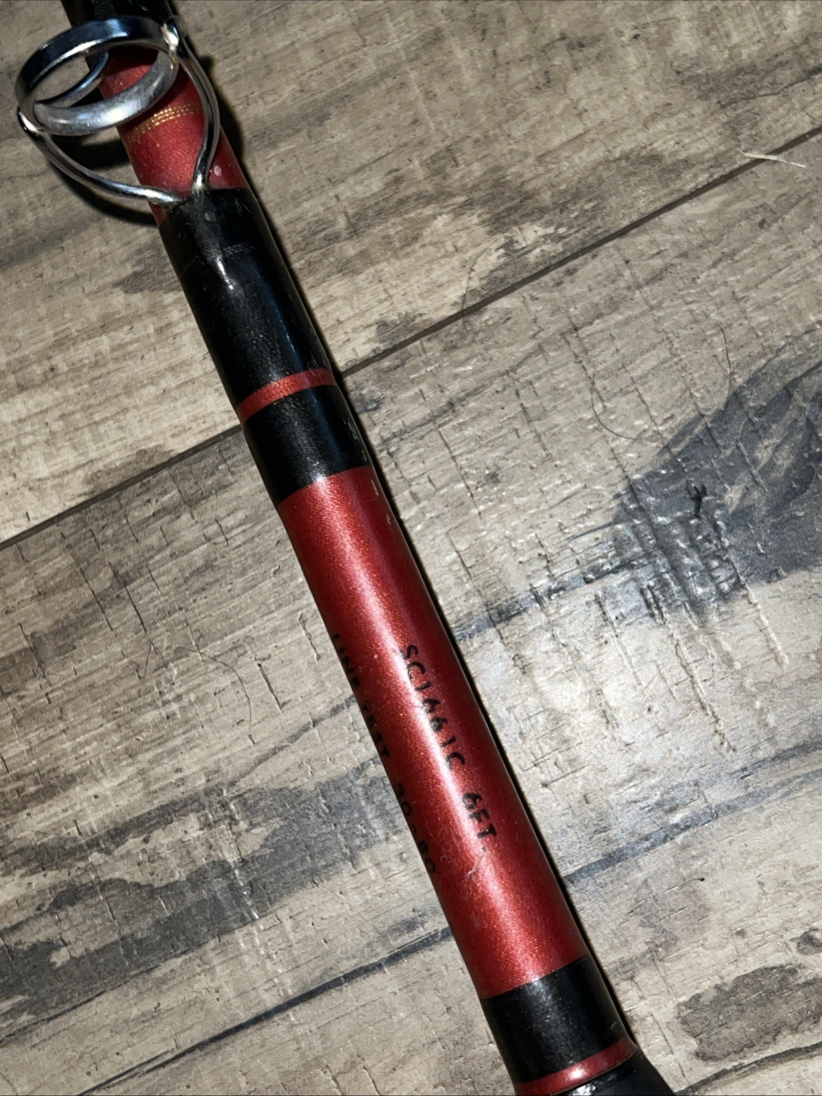 Sabre Classic Stroker 1pc 1661c 6’ Fishing Rod 30-80lb Test, Missing One Guide