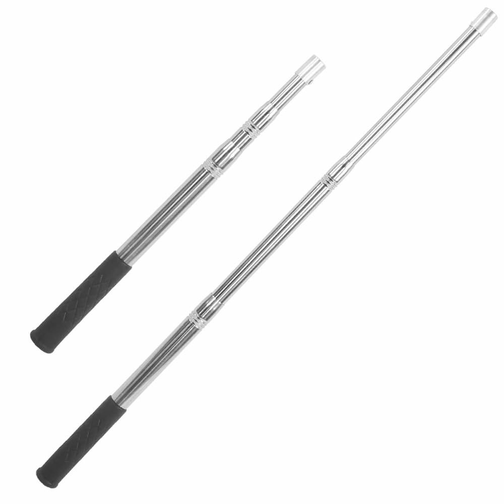 Chiffonade ‌Telescopic Fishing Pole Stainless Steel 32.28×0.87″, Silver