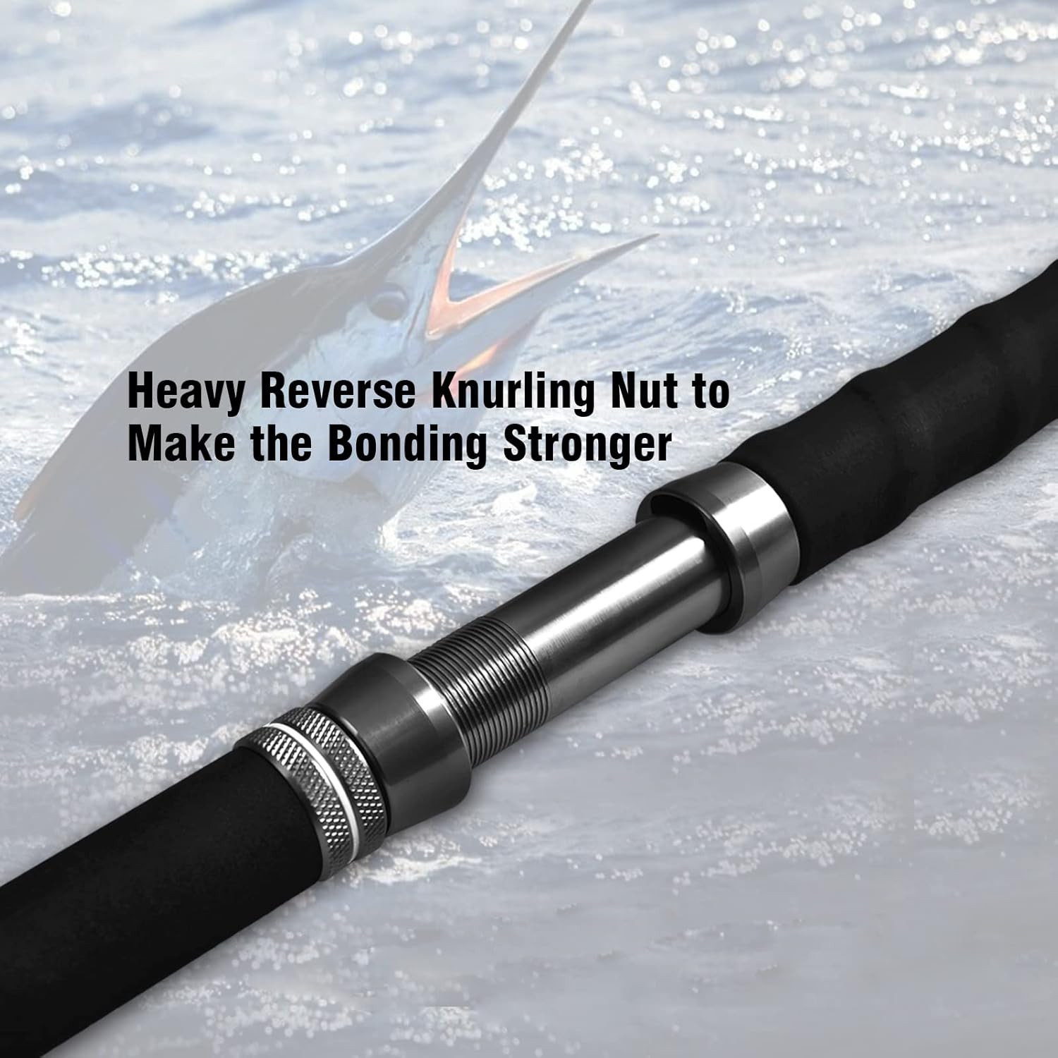 1-Piece/2-Piece Saltwater Offshore Heavy Trolling Rod Big Game Roller Rod Conven
