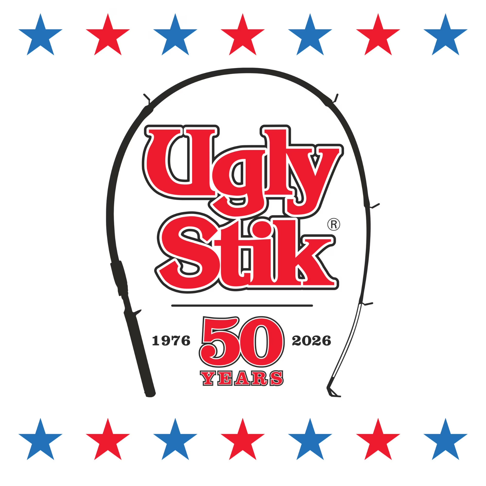 Ugly Stik 50th Anniversary 6’6″ Medium Spinning Combo with 35 Size Reel