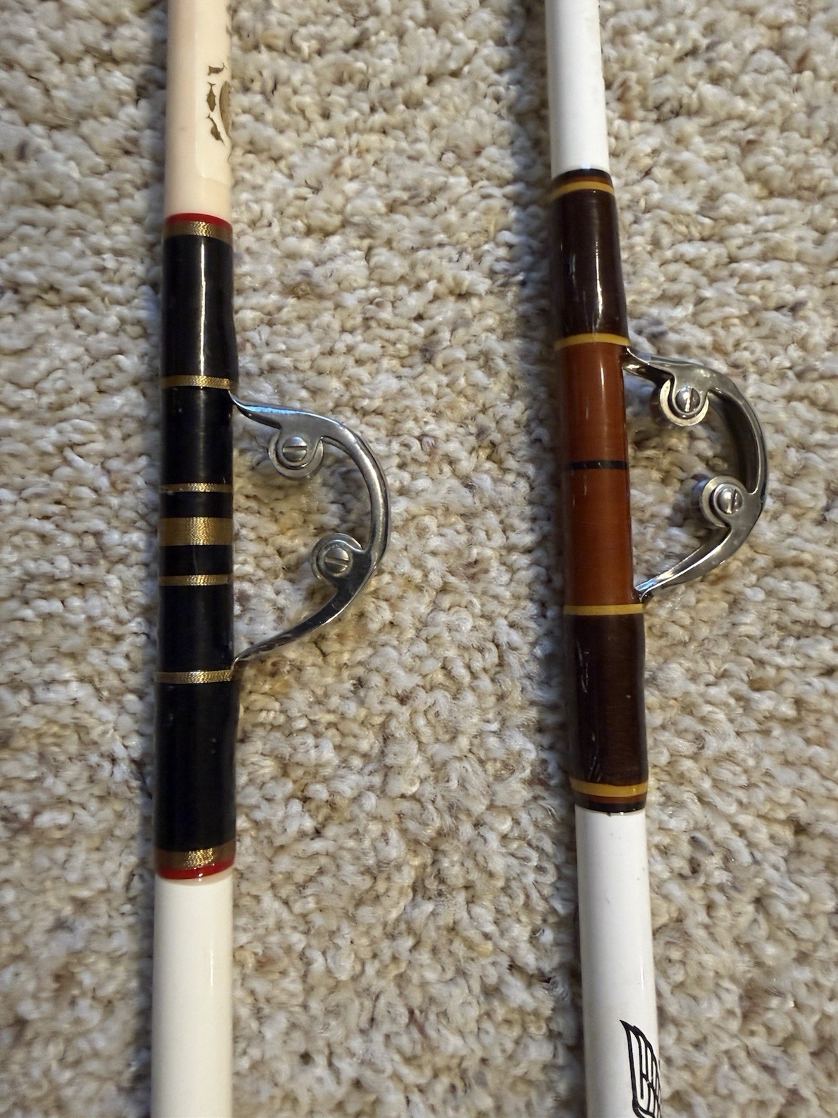 Lot of (2) Big Game Saltwater Rods, Penn International & Fenwick Fenglass