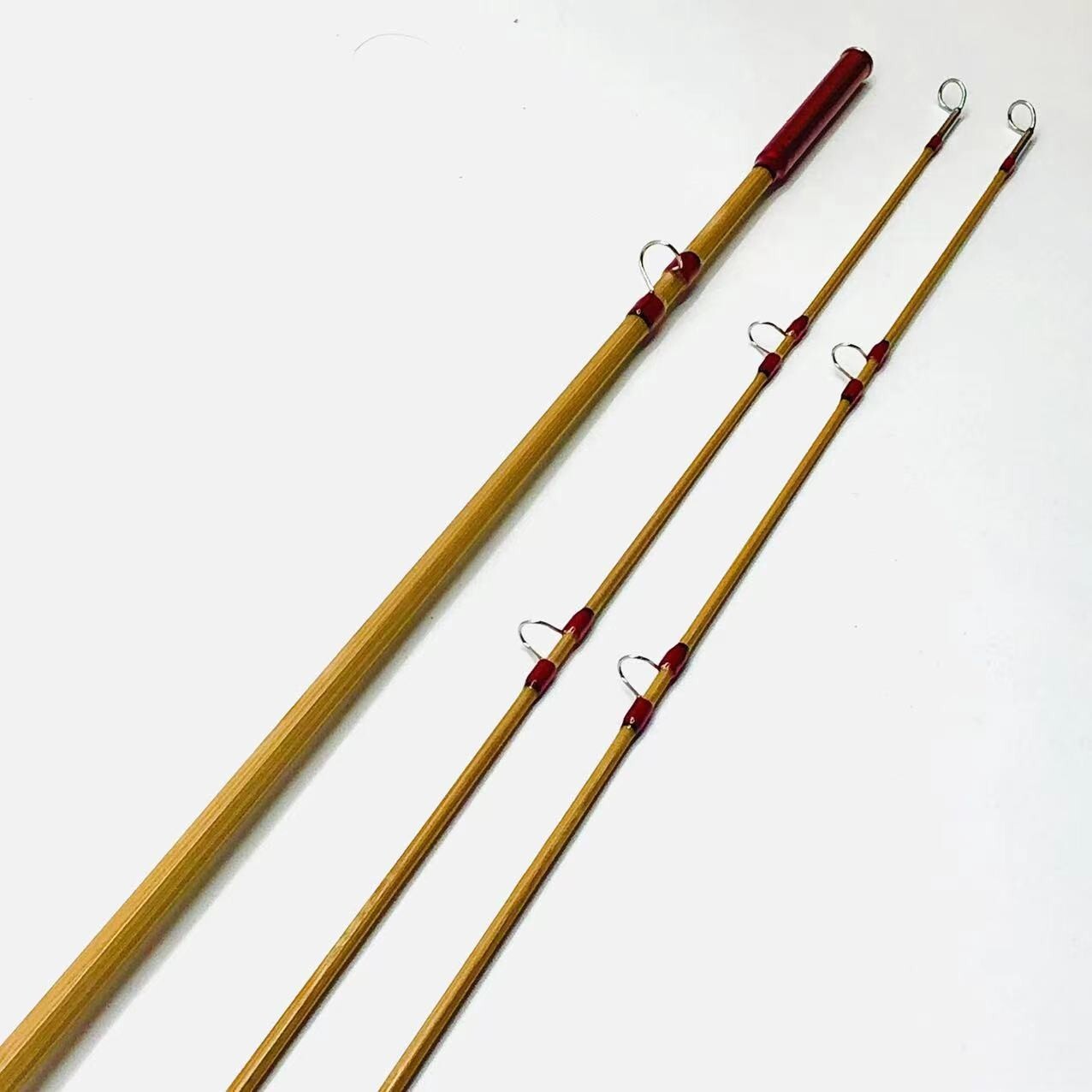 ZHUSRODS Classical Bamboo Fly Rod 7’6″~5 wt/2 Section~2 Tip/Fly Fishing Rods