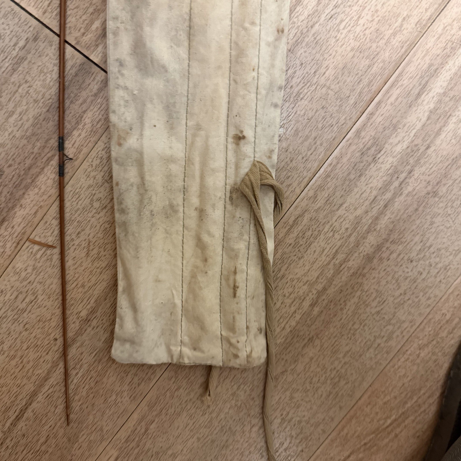Vintage Bamboo Fly Rod W/ Sock & Canvas Bag Trout Rod Montague? South Bend?