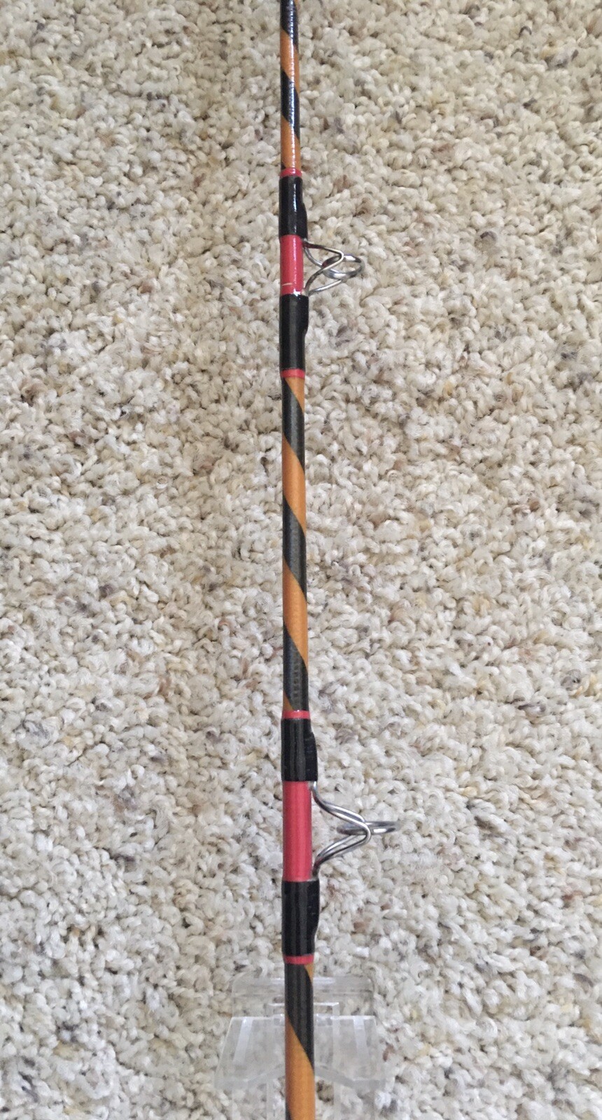 **RARE** Kencor Zebra Twist ZB1S Spinning Fishing Rod 6’9” 20-60 lb Test, “NICE”