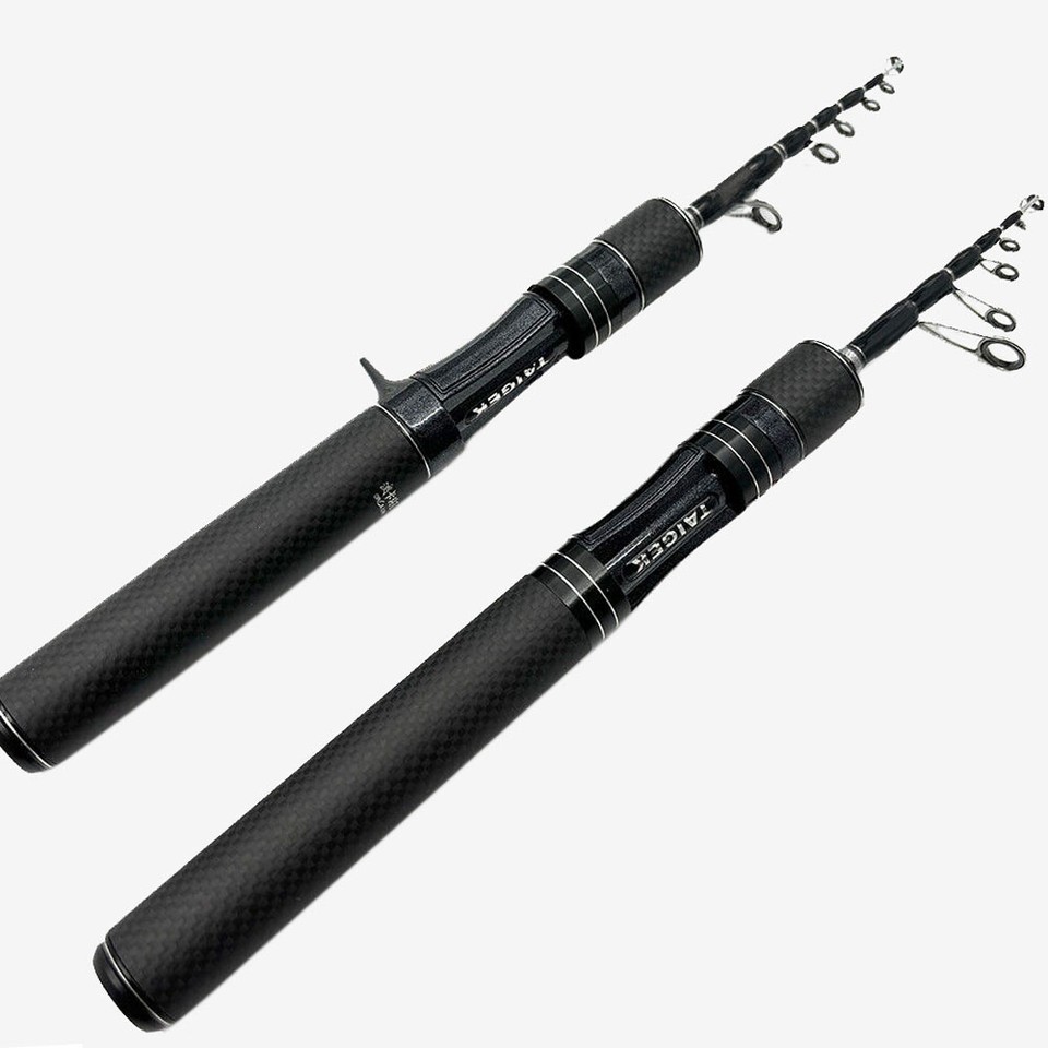 Spinning Rod 5ft 6ft Telescopic Rod Carbon Fast ML Travel Trout Rod Casting