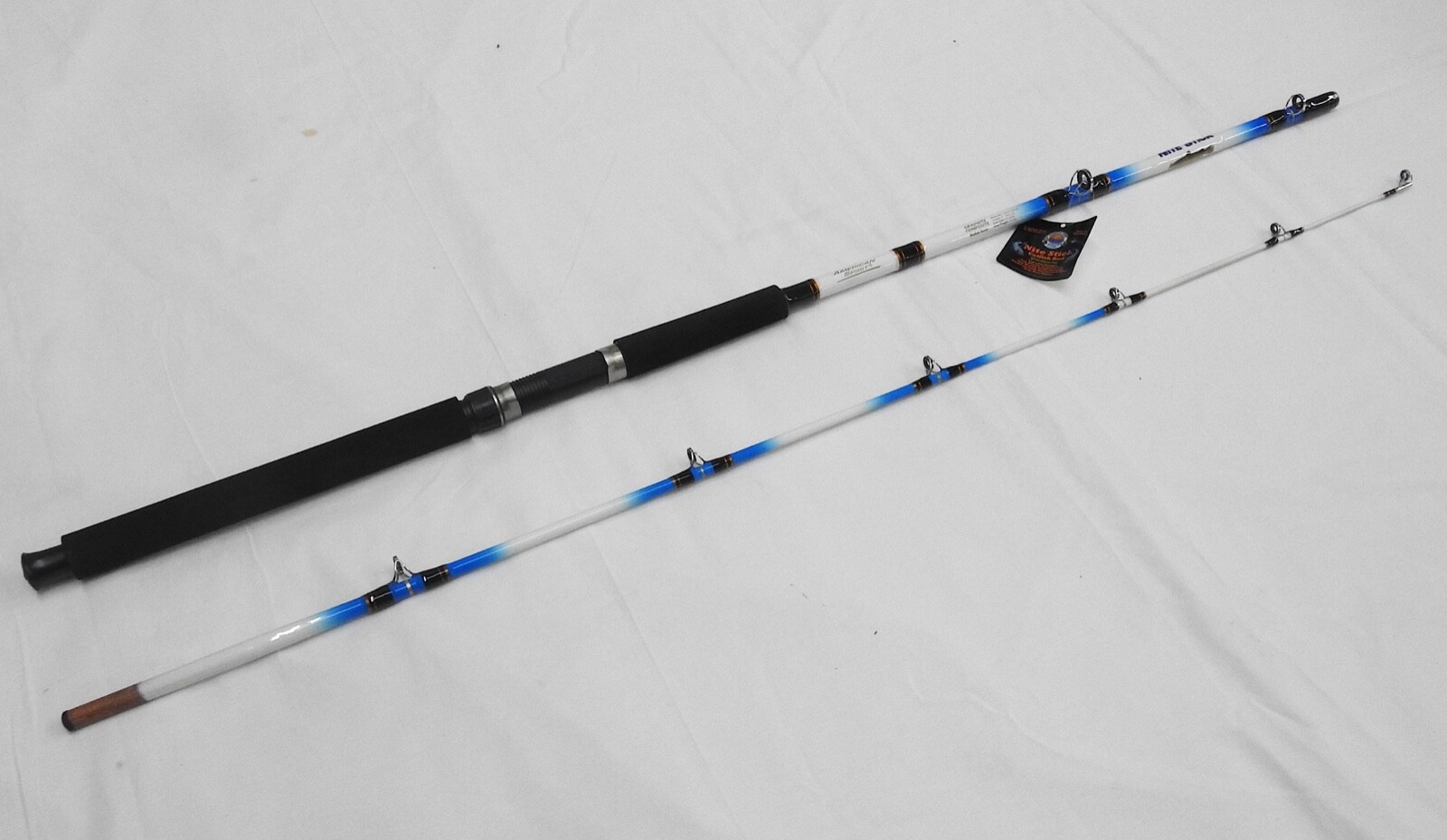 Classic Nite Stick Catfish Casting Rod 9′ 2PC Glow Tip Blue