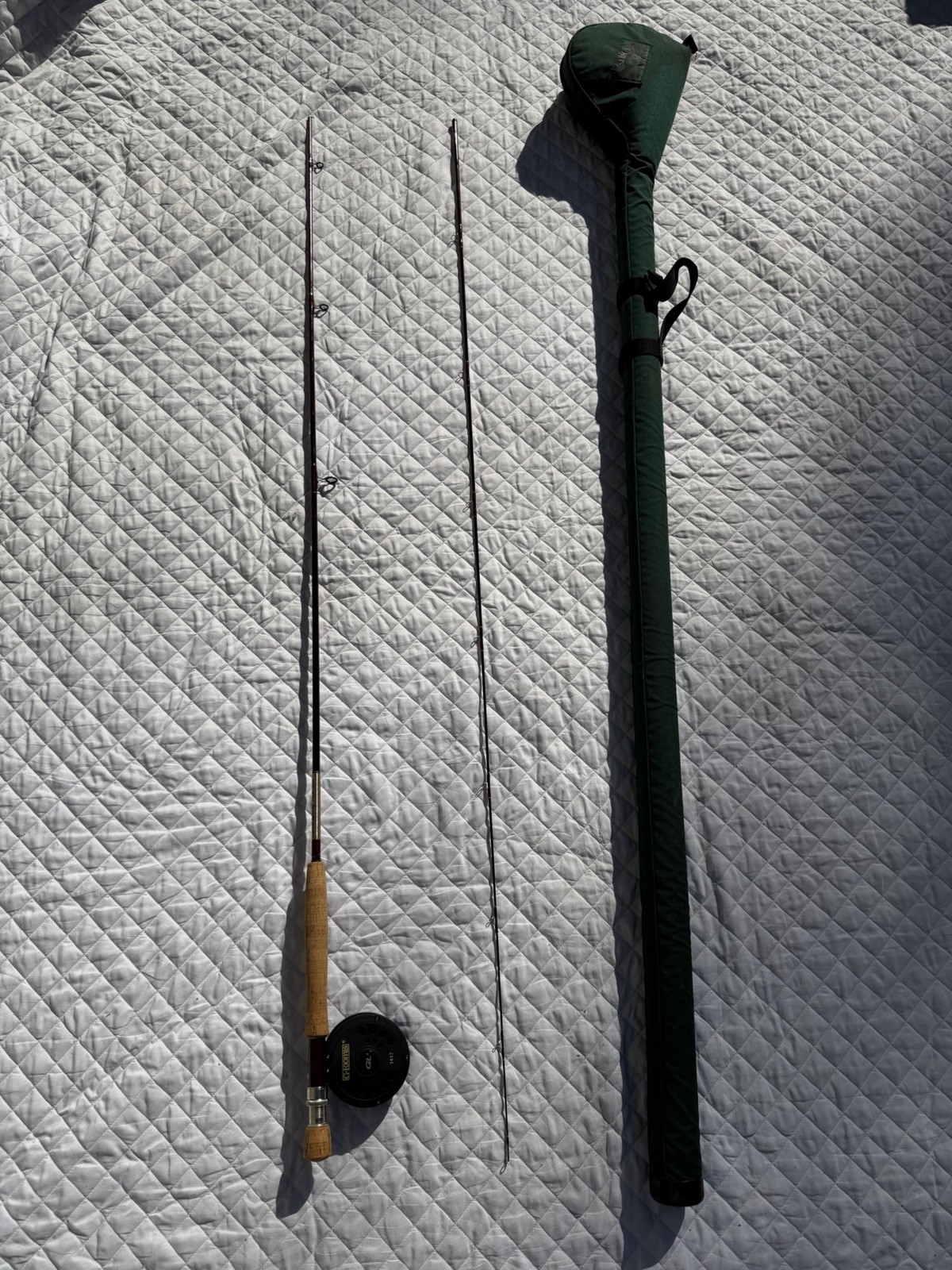 Custom Master Dick Galli Fly Fishing Rod G Loomis Gl3 Reel 2 Piece Orvis Case