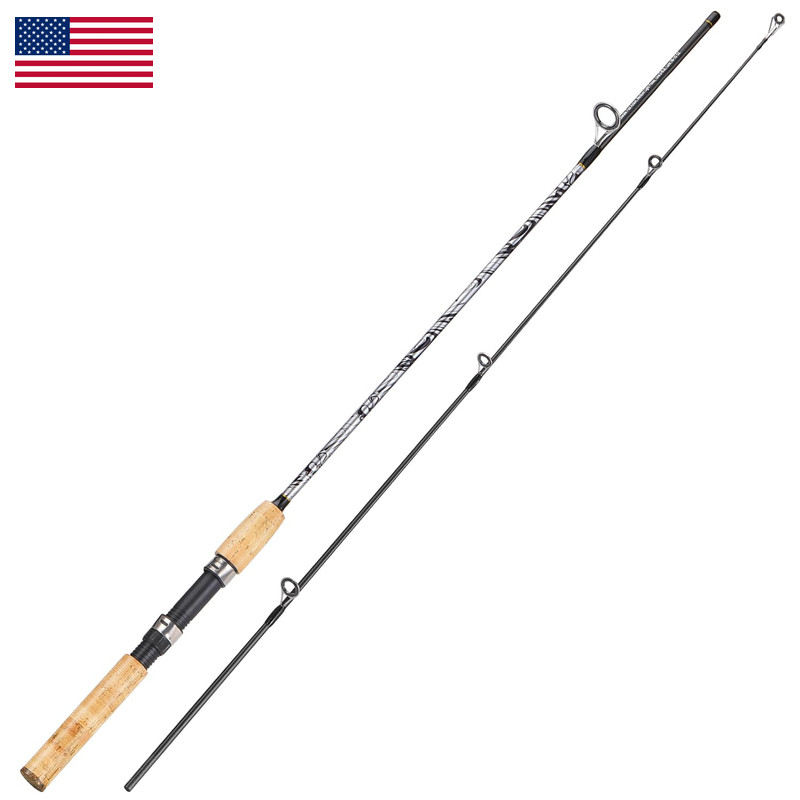 Sougayilang Glass Fishing Rods Spinning Casting Rods Strong 100 Phenolic Glass