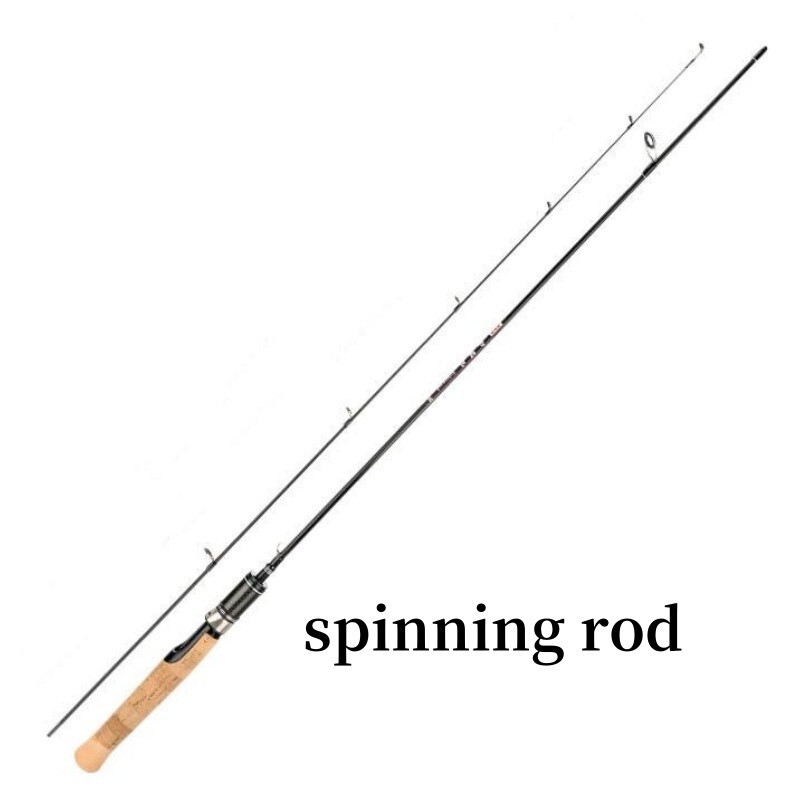 1.5M 1.68M 1.8M Fishing Rods Spinning Casting Pole Carbon Fiber Rod 2 Sections
