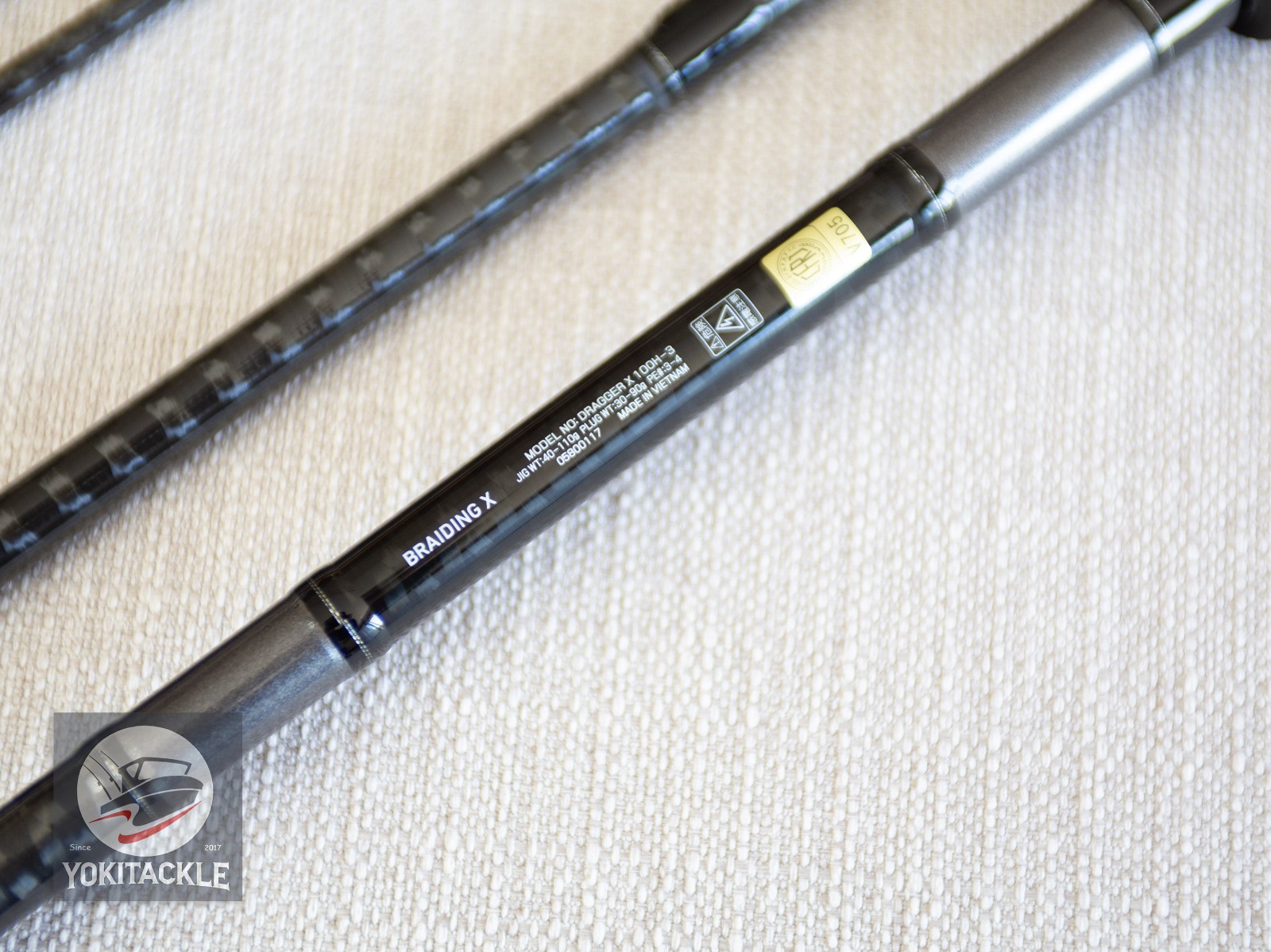 Watch Product Video-Daiwa DRAGGER X 100H-3 Spinning Rod SHIPPING from JAPAN A0