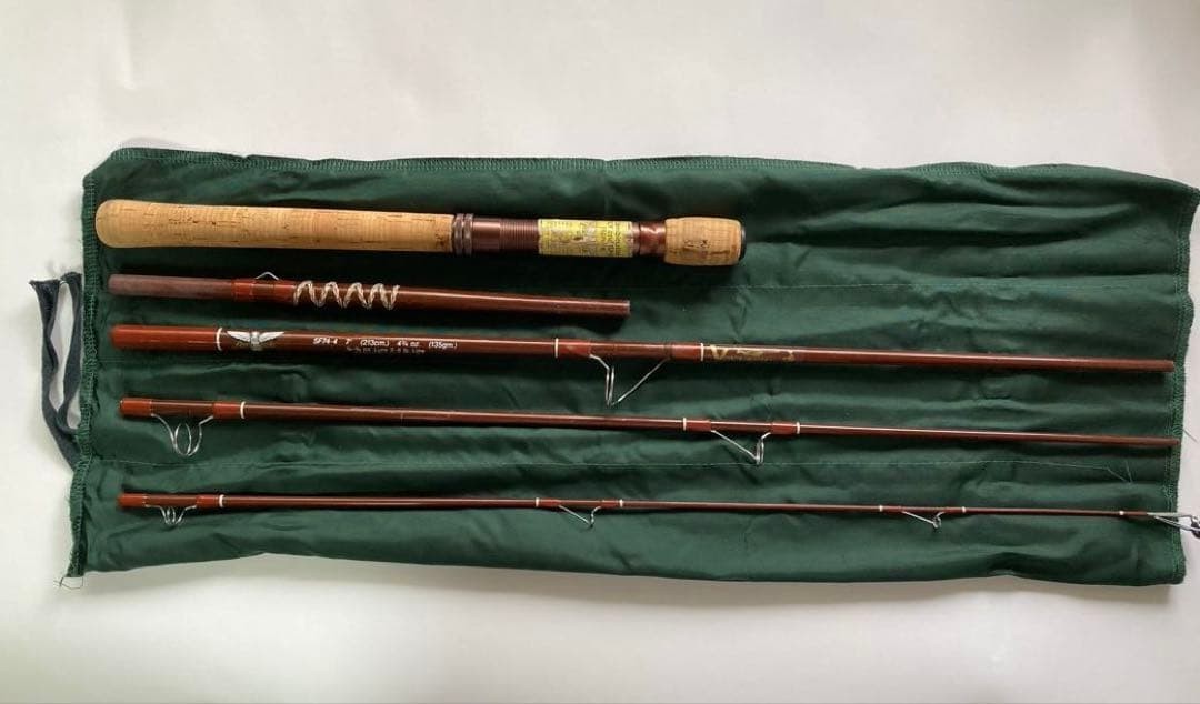 Fenwick SF744 7ft Glass Dual Wield Pack Rod Fly & Baitcast Used JDM