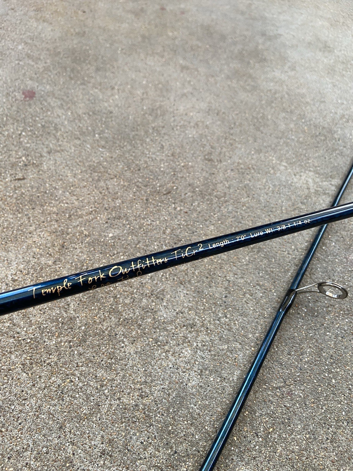 Temple Fork Outfitters Lefty Kreh TiCr2 – 3 Piece Spinning Rod