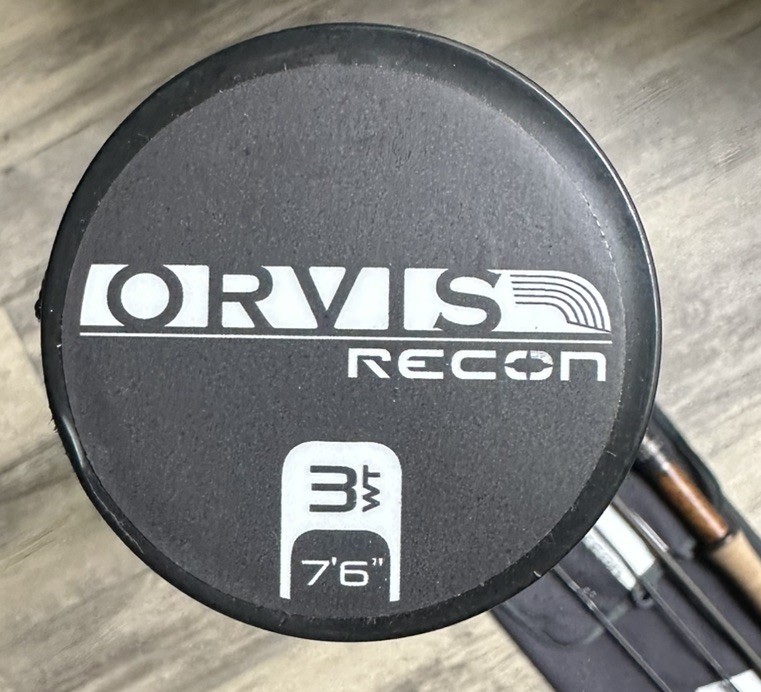 Orvis Recon Fly Rod 3WT 7’6″ – Never Fished