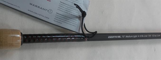 Shakespeare 1324343 USESP701ML 7 Ft Ugly Stik Elite Spinning Rod