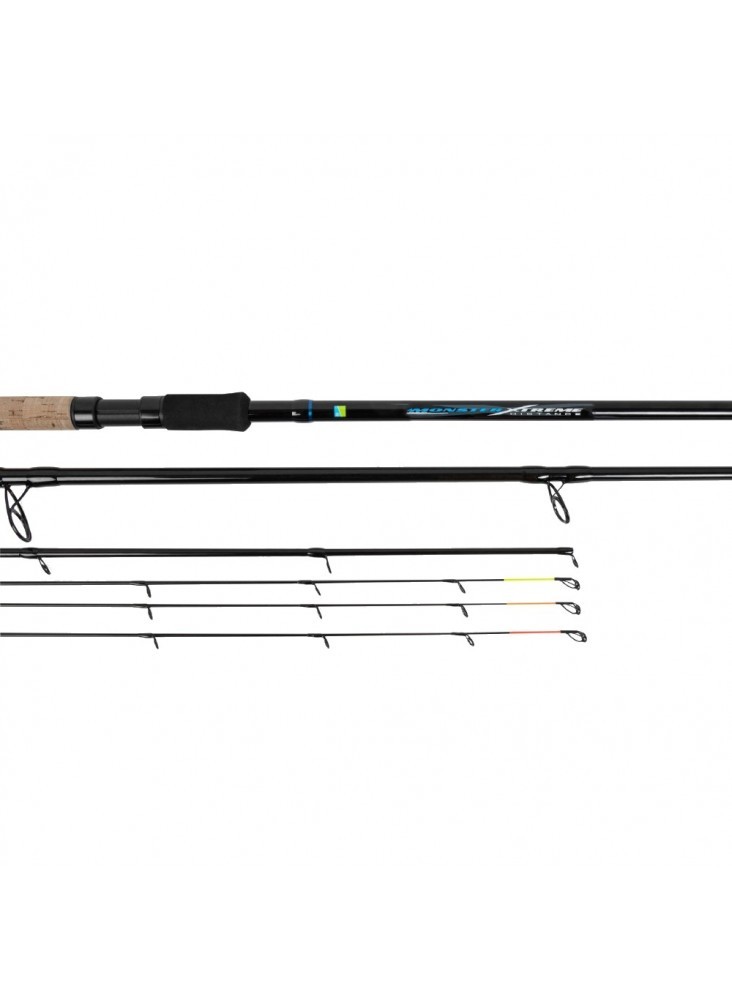 Preston Monster Xtreme Distance Feeder Rod 4.00m Up to 180g 3 Tips