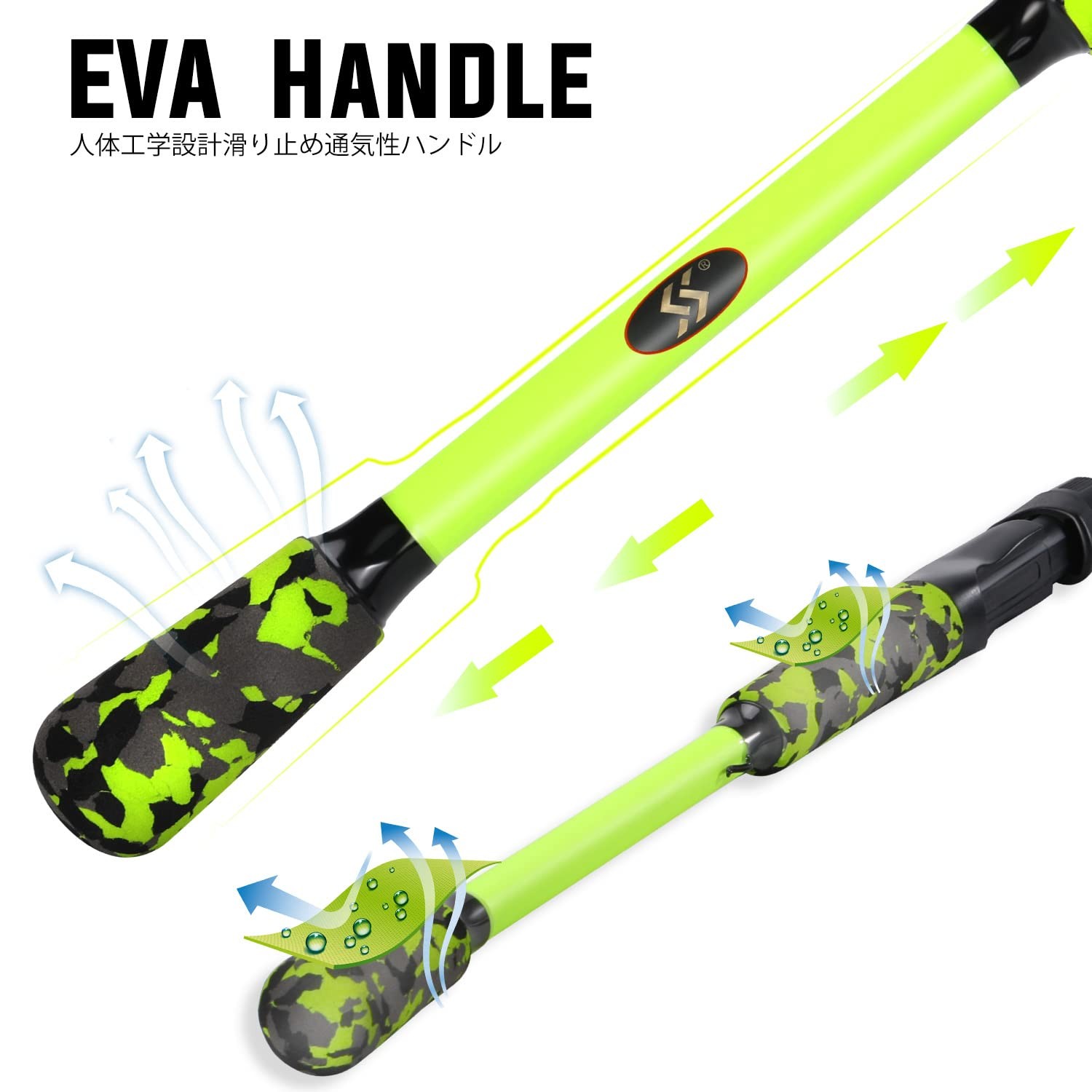 Sougayilang Fishing Rods Im7 Graphite Blank Rods2 Pieces Rods Eva Handle For