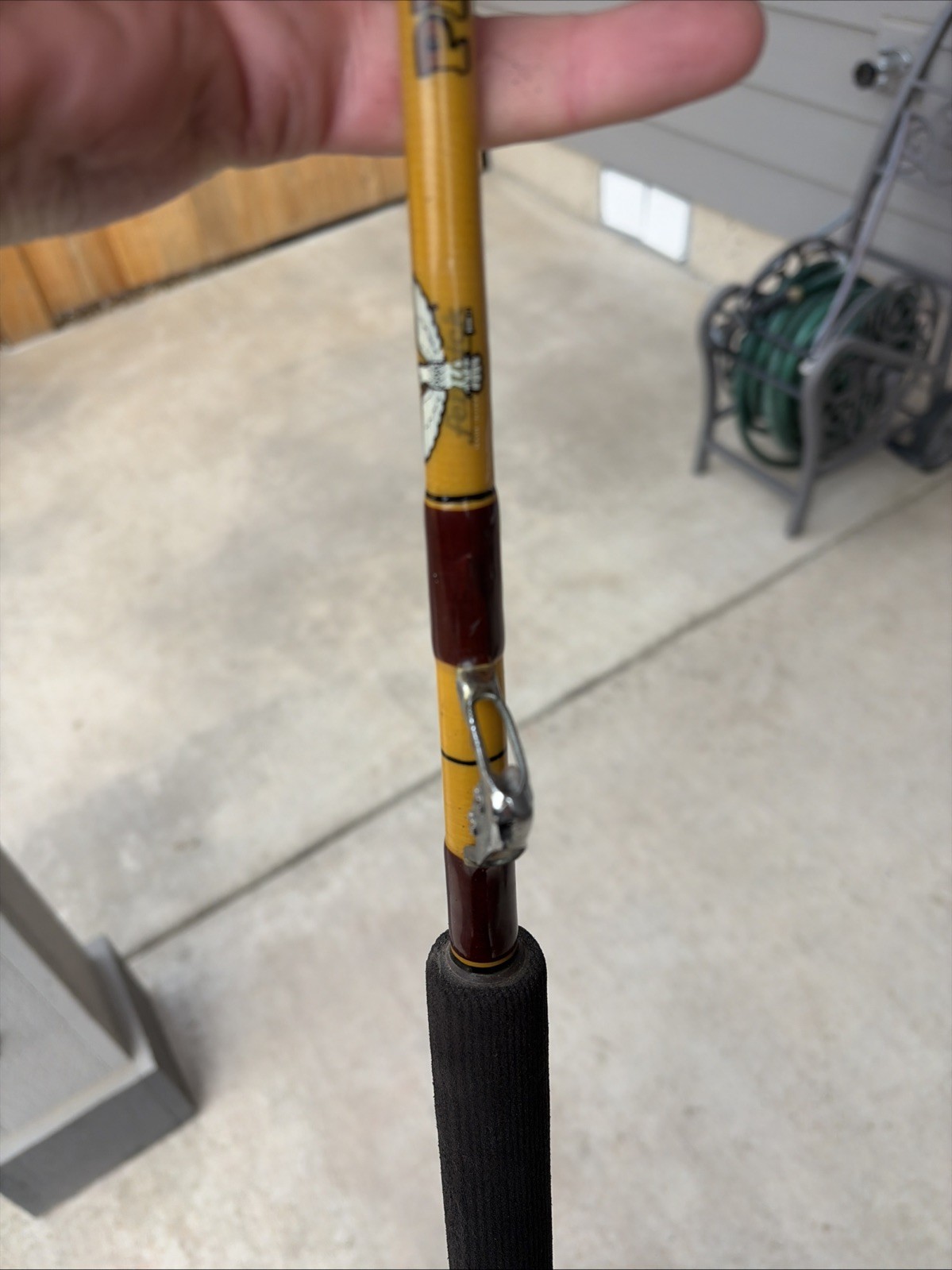 Vtg Fenwick ST 1655 PacificStik Fenglass 30-80Lb Fishing Rod 7 Guides 51/2 Feet