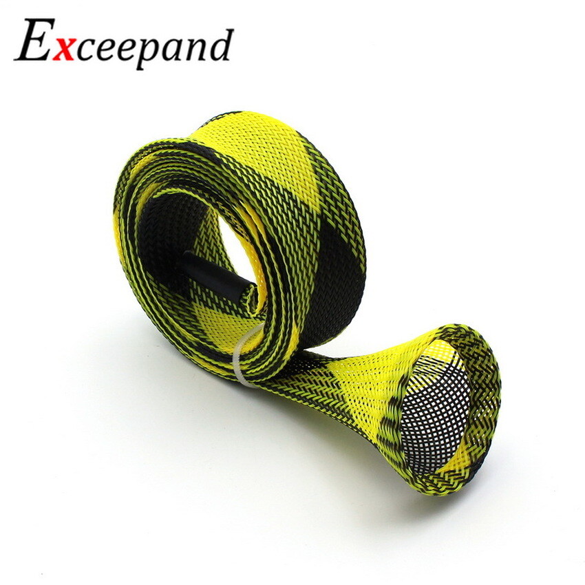 3 Lot/PCs 32mm Casting Fishing Rod Covers Pole Sleeves Baitcasting Jacket Socks