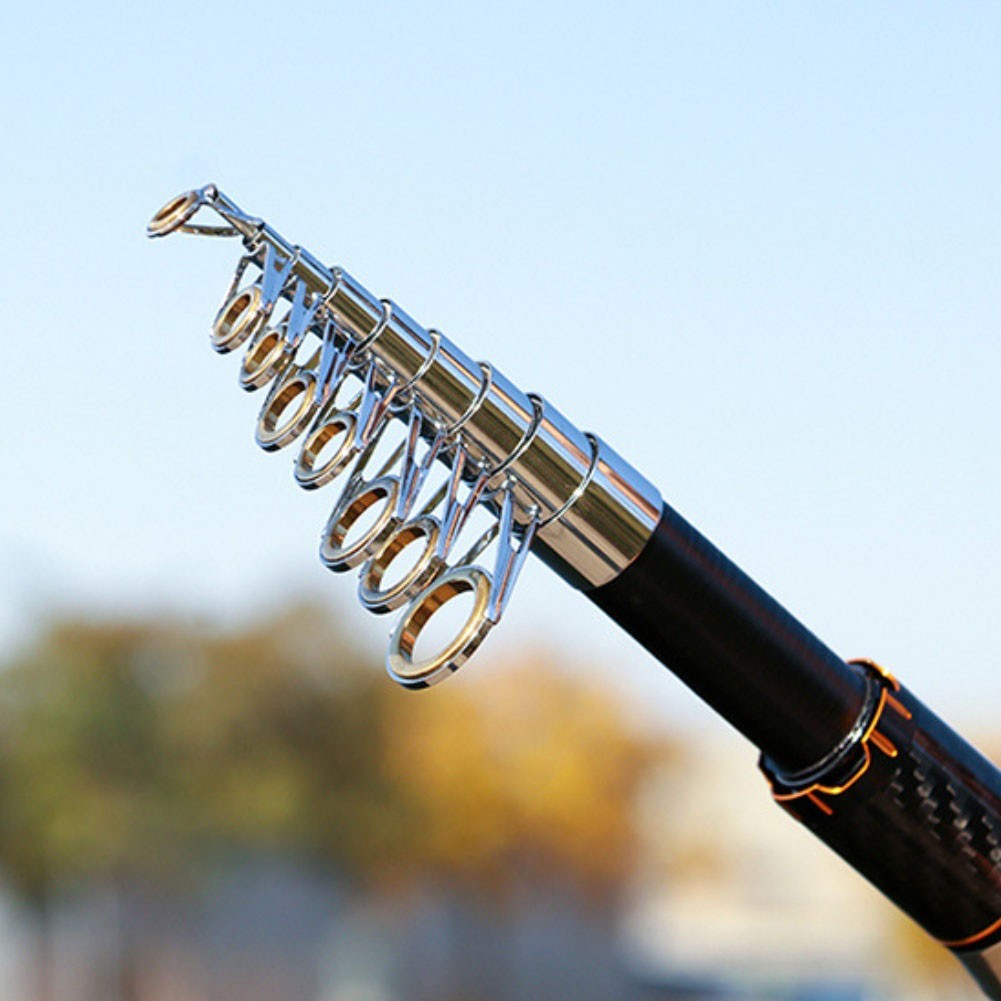 Fiberglass Telescopic Fishing Rod Sea Lakes Rivers Portable 1 8 to for 2 1 Meter