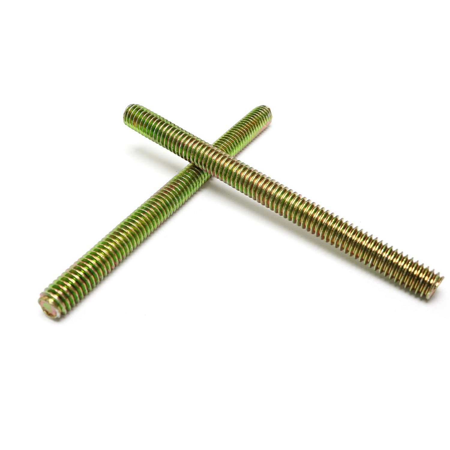 10x Fully Threaded Steel Rods 5/16″-18 x 4″ Galvanized for Furniture DIY