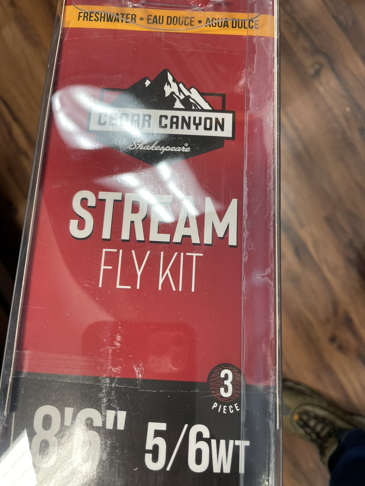 New Shakespeare Cedar Canyon Stream Fly Rod Kit 8’6” 5/6wT Moderate Action