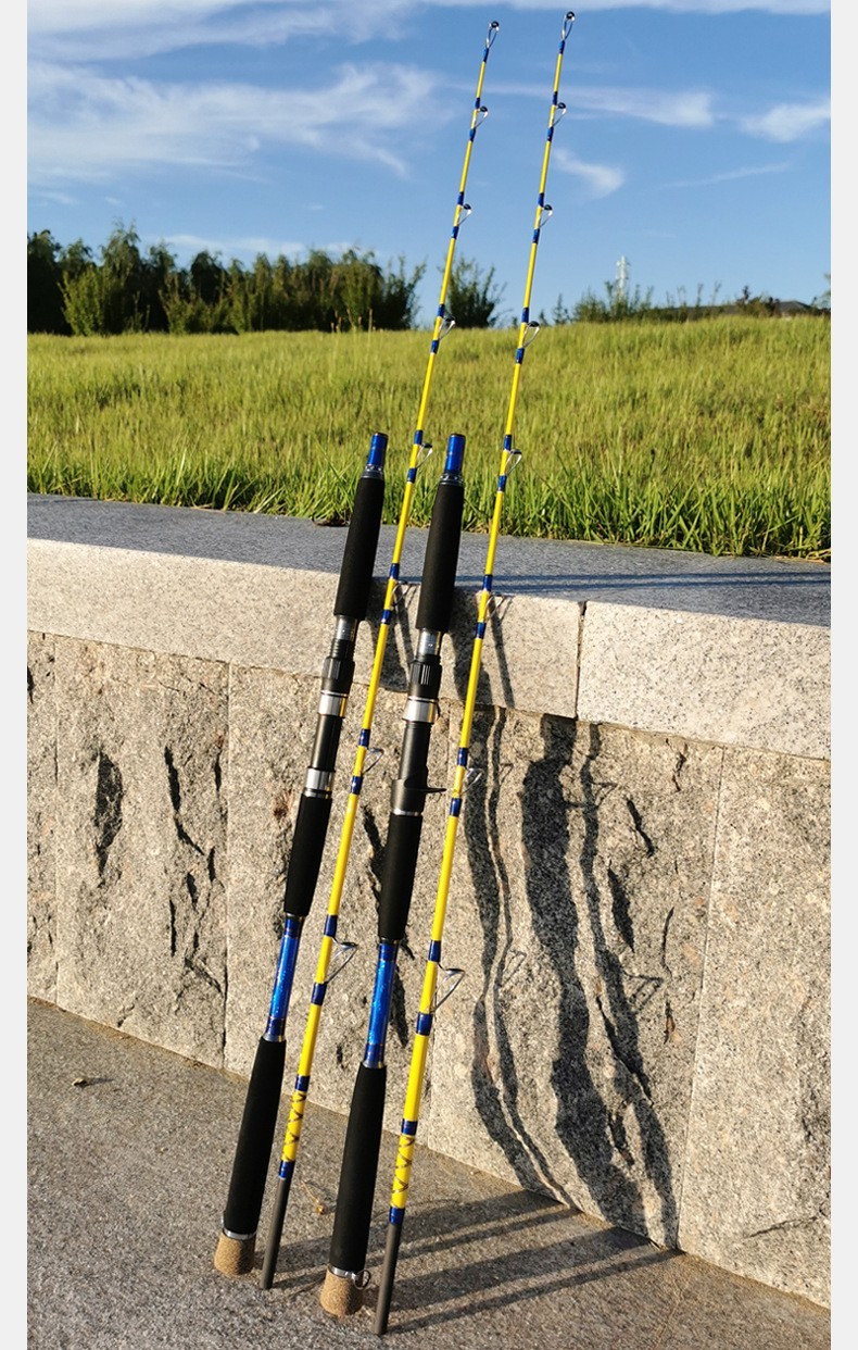 Slow Jigging Rod Fishing Rods Spinning Casting Carbon Fiber Boat Saltwater Rods