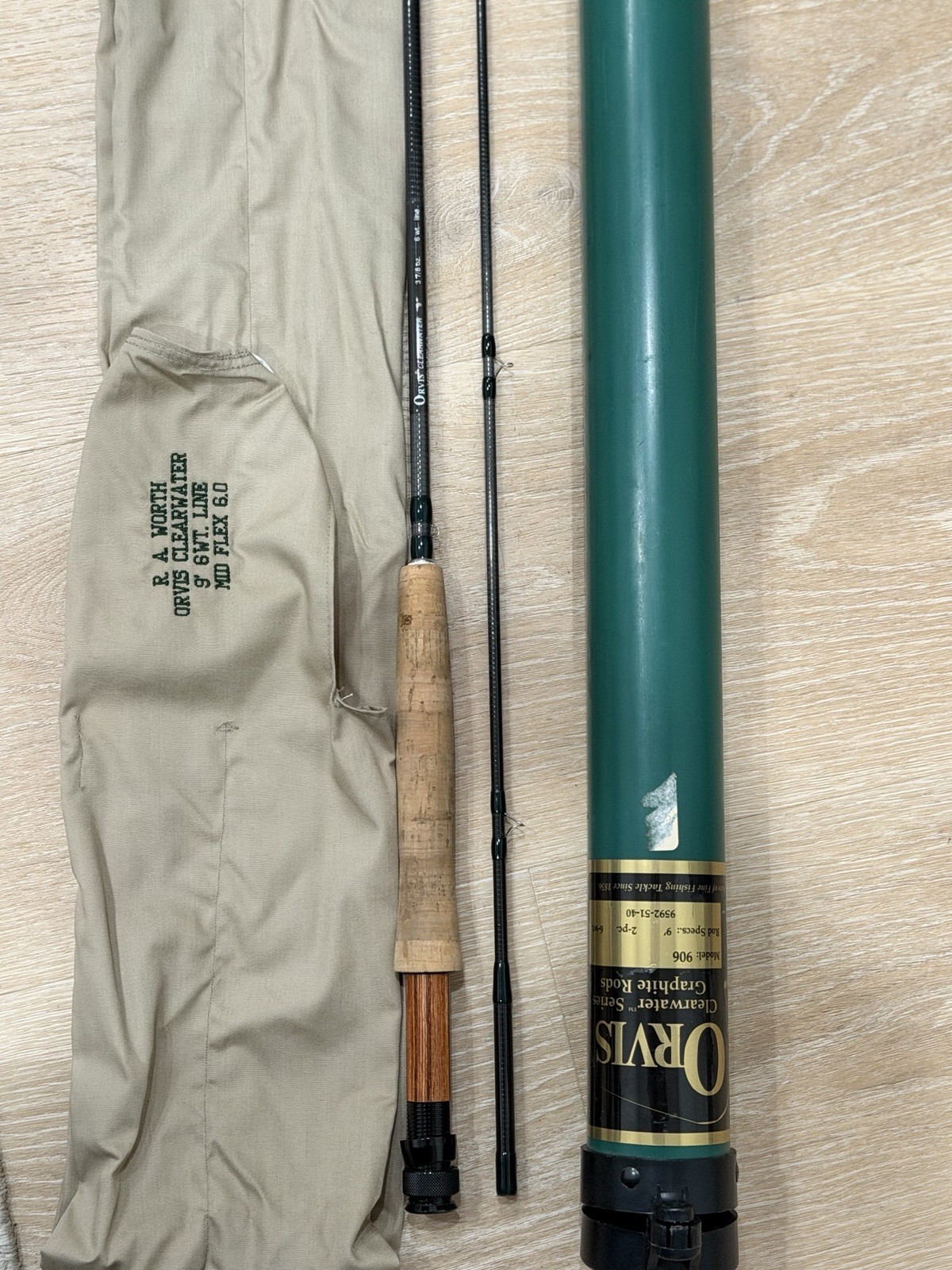 Orvis Clearwater Series Graphite Rod, Model 906 9feet 6wt