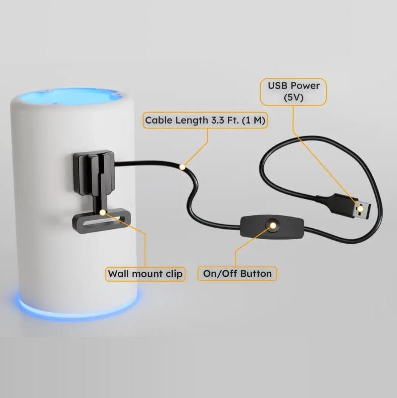 Aramish GloCast – Instant UV Light Charger Glow Cup Fishing for Glow Lures 6″