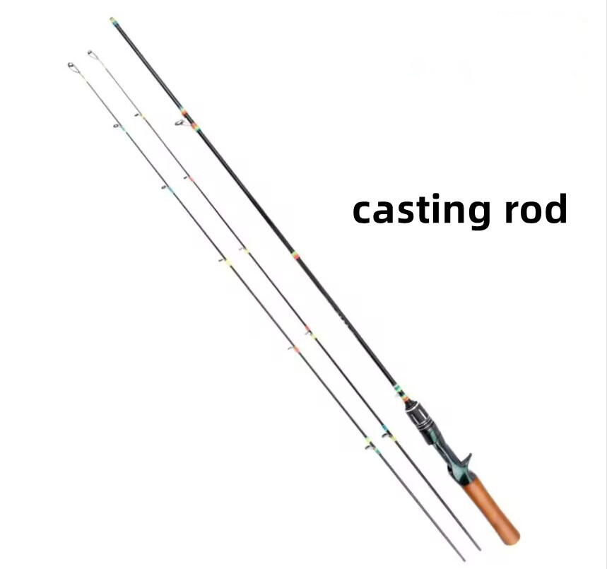 1.68m/1.8m Trout Fishing Rod Carbon Fiber Spinning/casting Rod Fishing Fast Pole