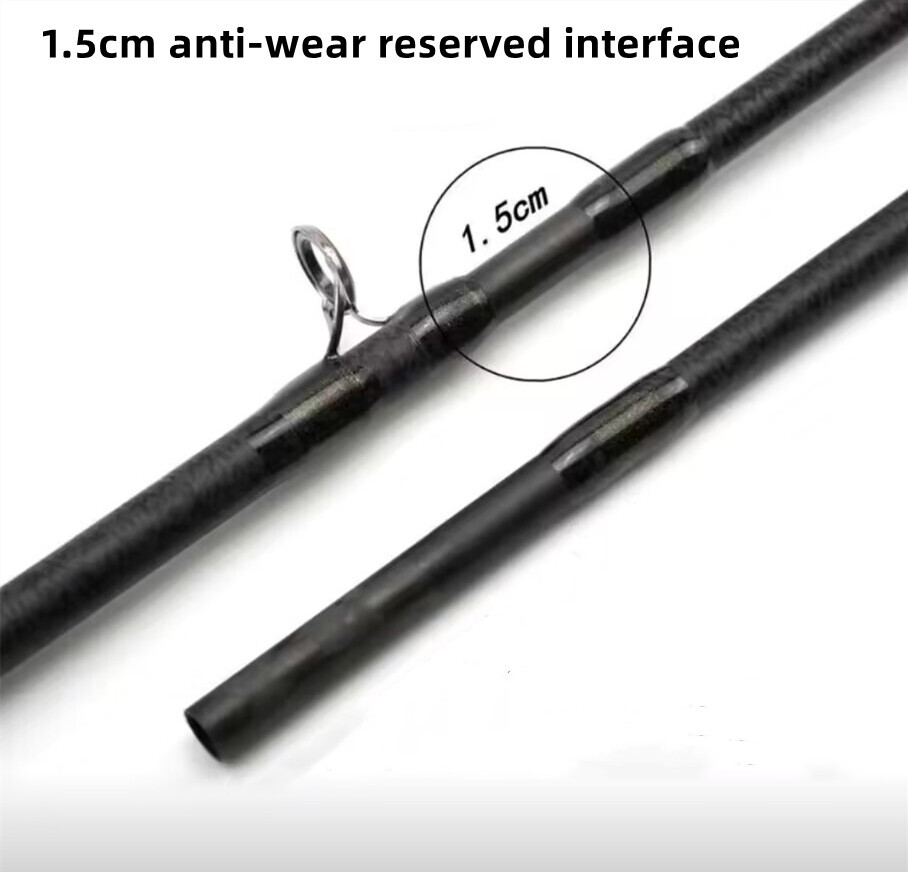 Fishing Rod Carbon Spinning Casting Fishing Rod Lure 2.1m 2.4m 2.7m Travel Poles