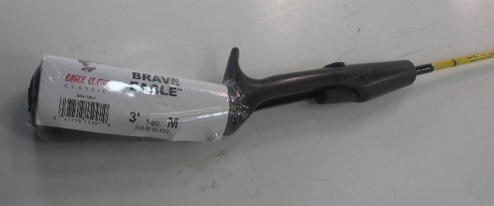 Eagle Claw BRV100-3 3 Foot Brave Eagle Casting Rod 1 Piece