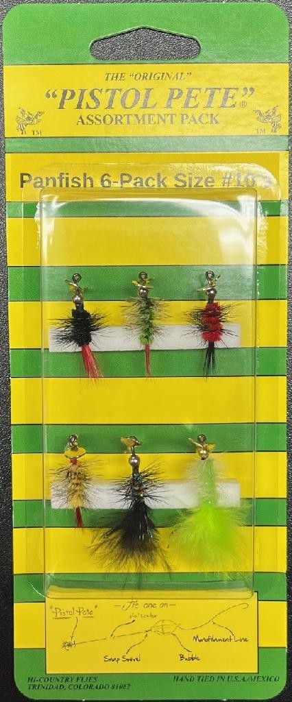 PISTOL PETE PANFISH 6PK #10