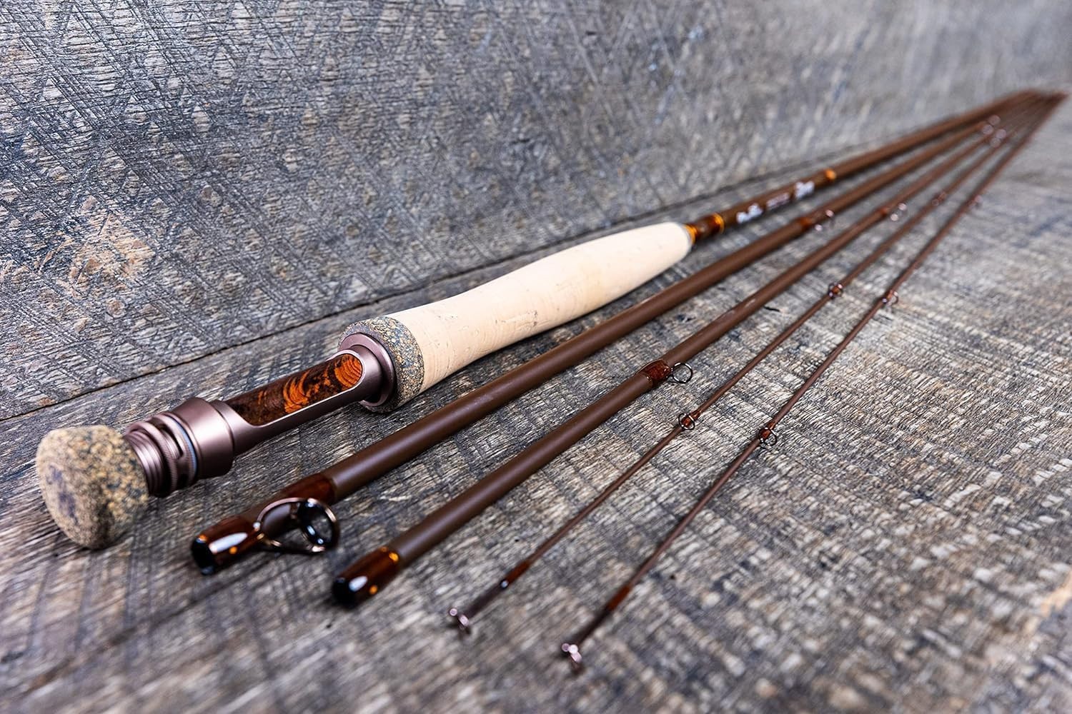 Moonshine Drifter II 9’0” 6 wt. 4 Piece 9’ Carbon Fiber Graphite Fly Rod w/ Case