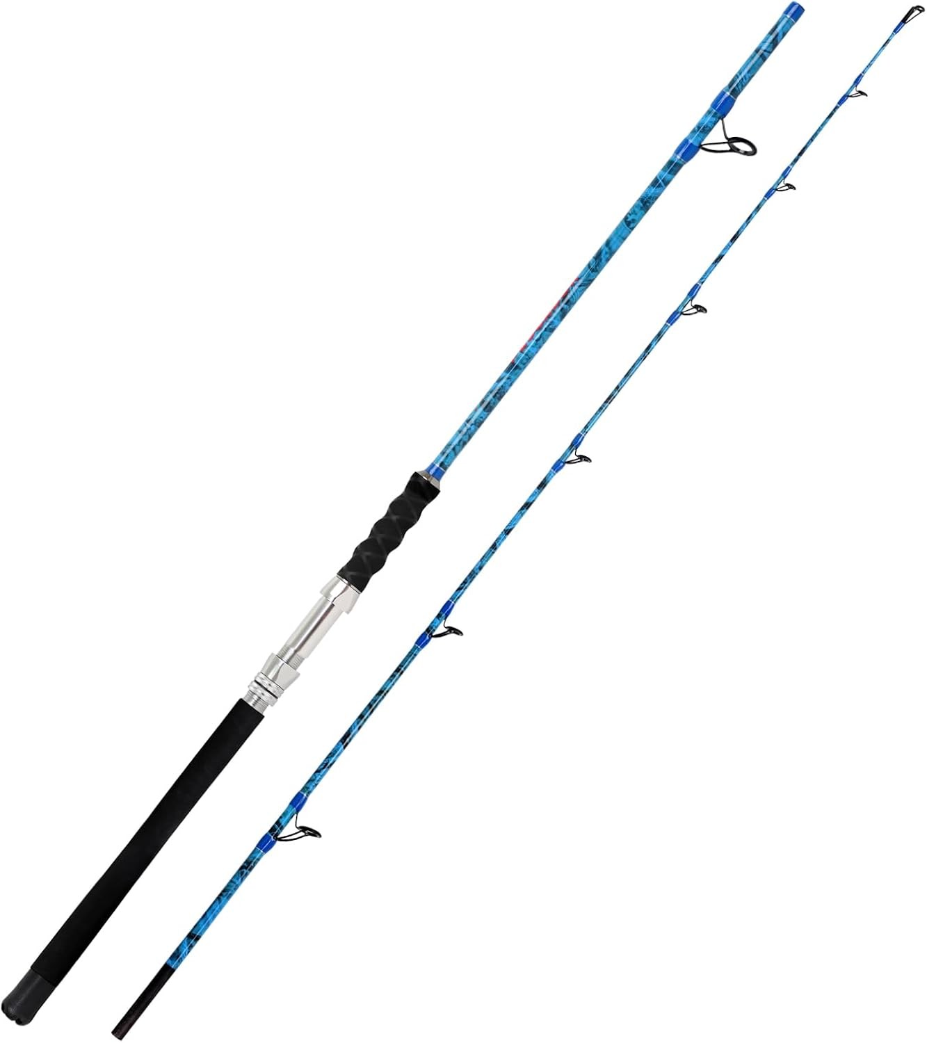 2-Piece Boat Conventional Fishing Rod Portable Spinning/Casting Rod Carbon
