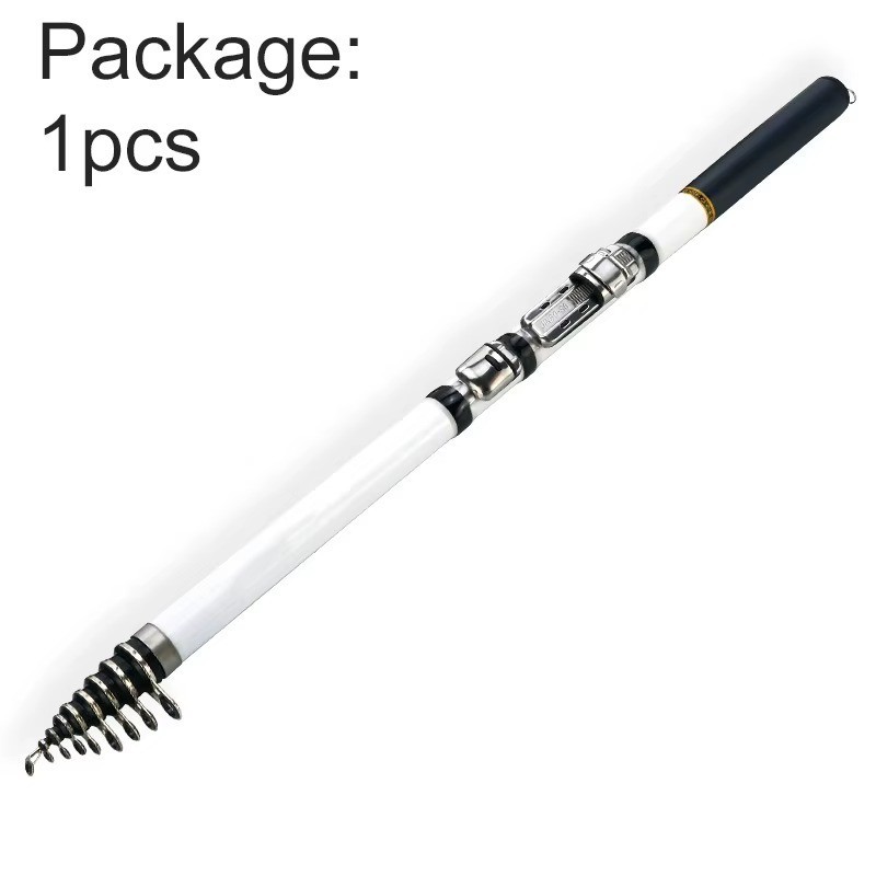 1.8m/2.1m/2.4m/2.7m/3.0m Telescopic Rock Fishing Rod Spinning Fly Carp Feeder US